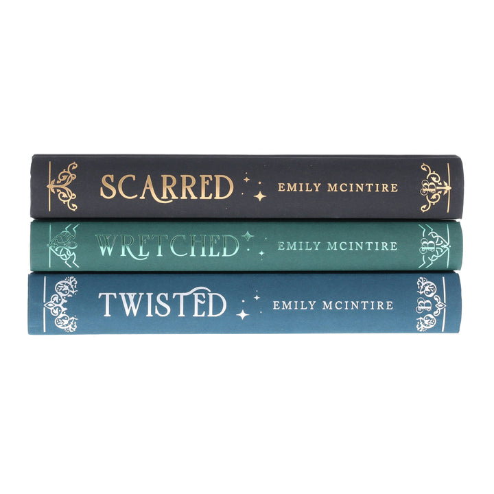 Never After Series by Emily McIntire 3 Books Collector's Edition Set (Sprayed Edges) - Fiction - Hardback