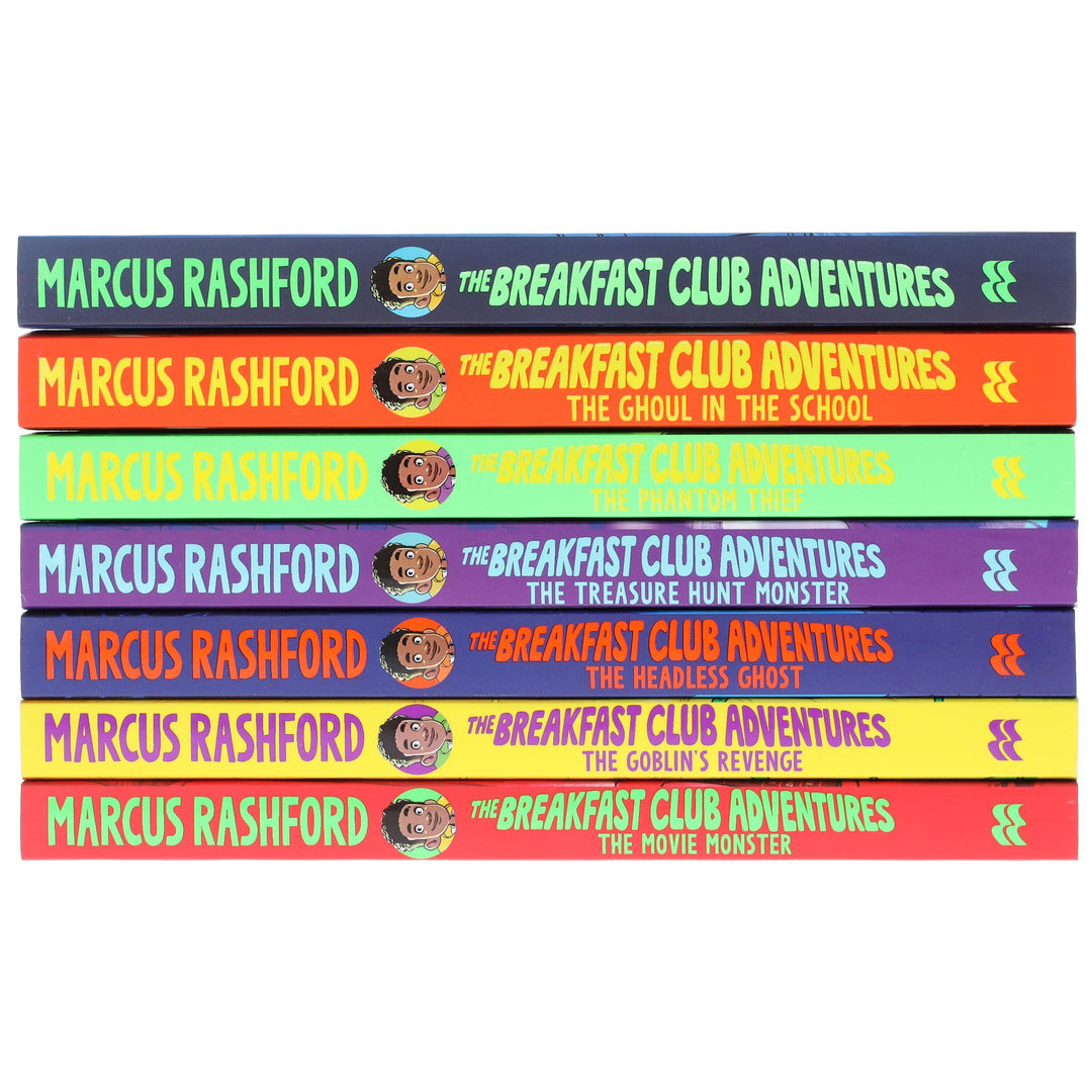 The Breakfast Club Adventures Series By Marcus Rashford Illustrated 7 Books Collection Set - Ages 8-11 - Paperback