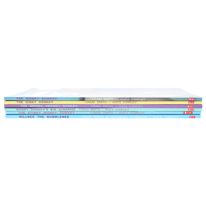 Wonky Donkey Series by Craig Smith & Maureen Thomson Illustrated 6 Books Collection Set - Ages 3+ - Paperback