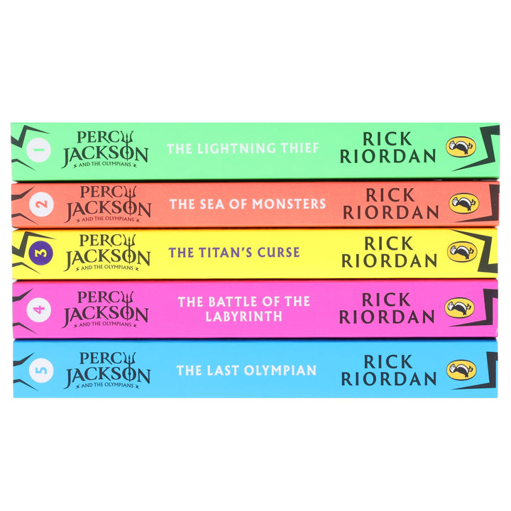 Percy Jackson And The Olympians Series By Rick Riordan 5 Books Collection Set - Ages 9+ - Paperback