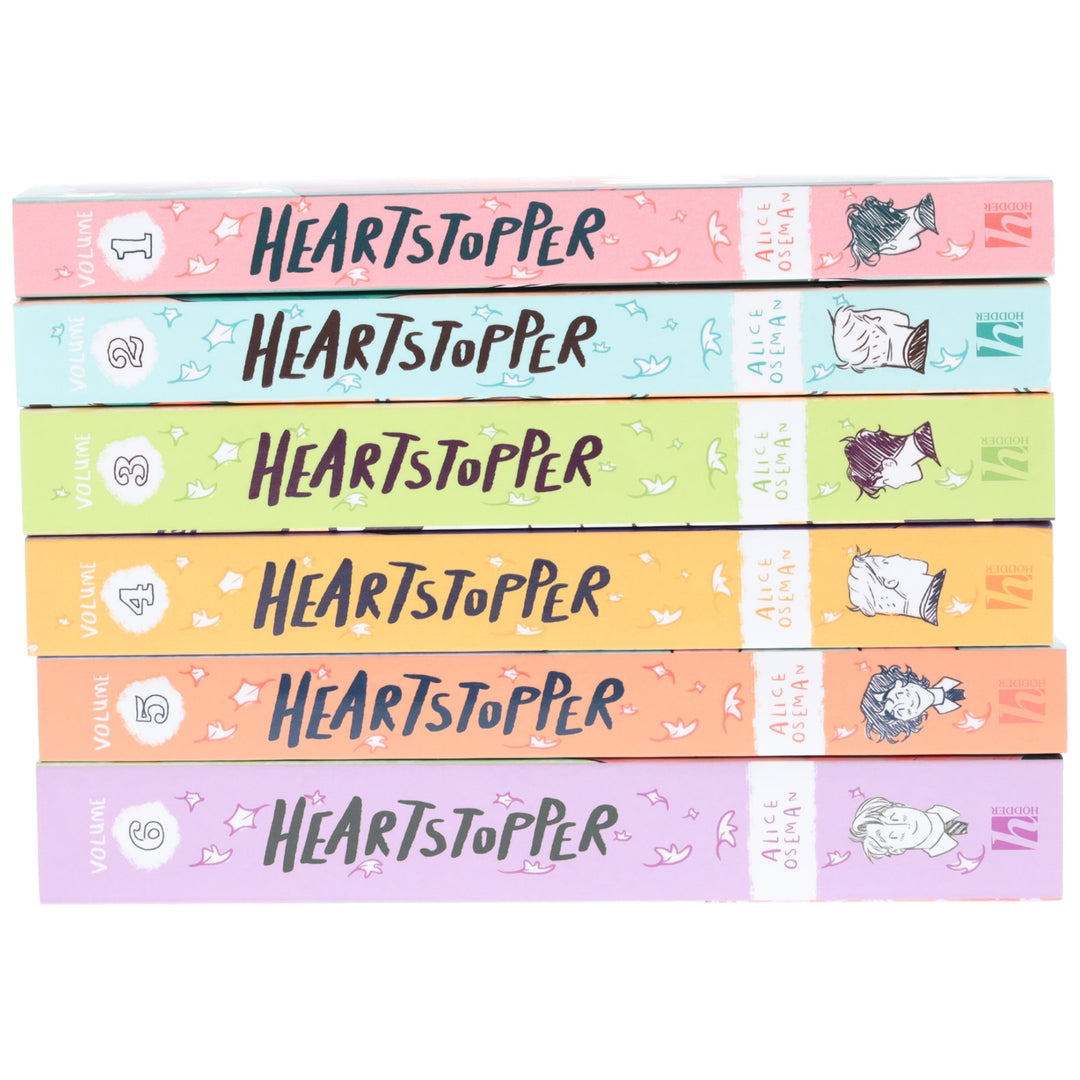 Heartstopper (Vol 1-6) by Alice Oseman 6 Books Collection Set - Ages 13+ - Paperback