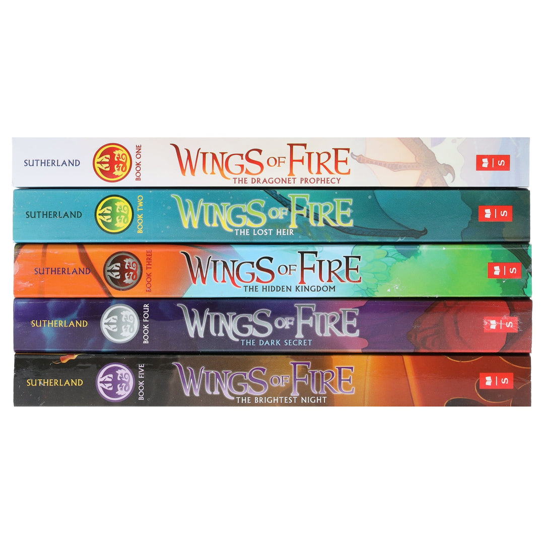 Wings of Fire by Tui T Sutherland 5 Books Collection Set - Ages 9-14 - Paperback