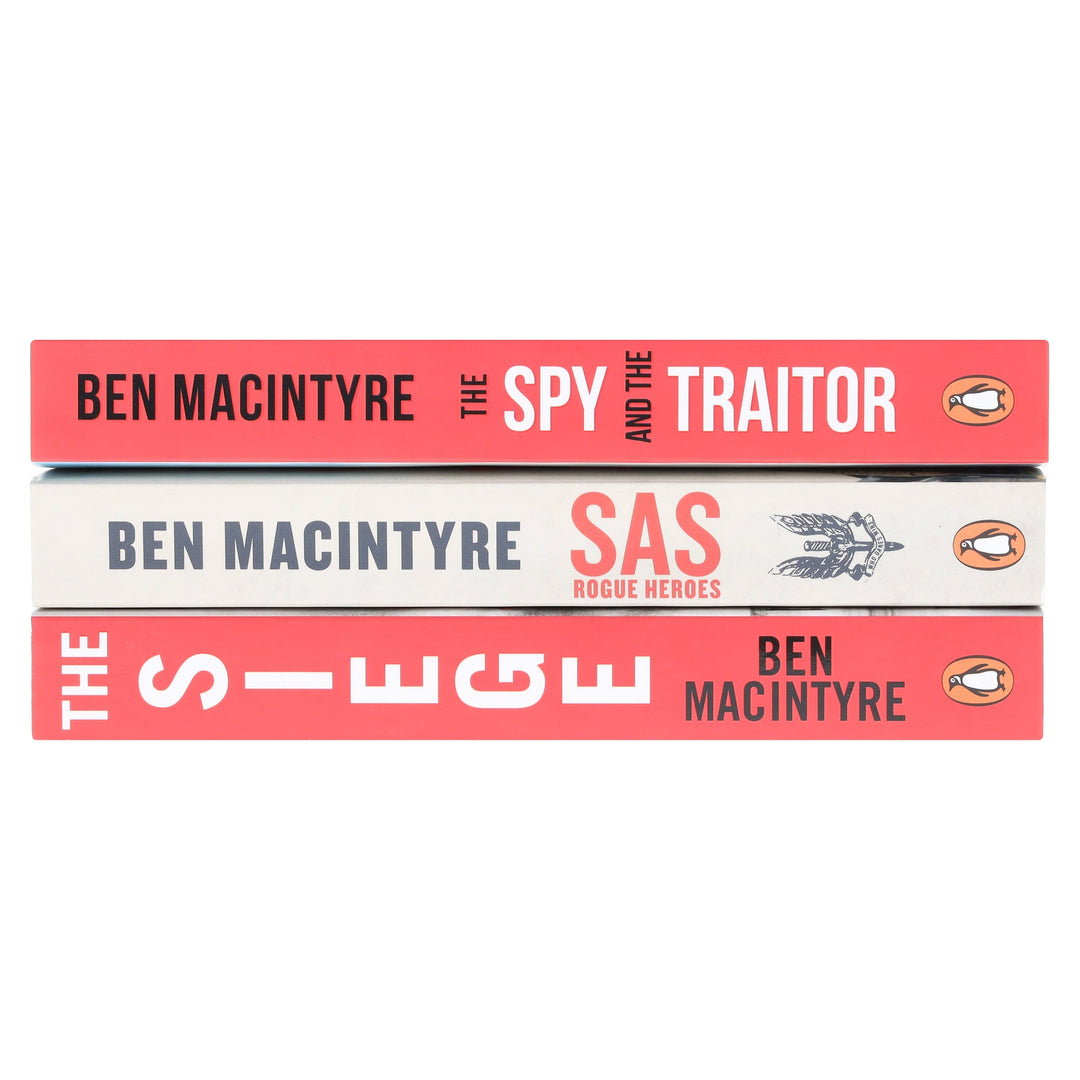 The Spy and the Traitor, SAS: Rogue Heroes & The Siege: By Ben Macintyre 3 Books Collection Set - Non Fiction - Paperback