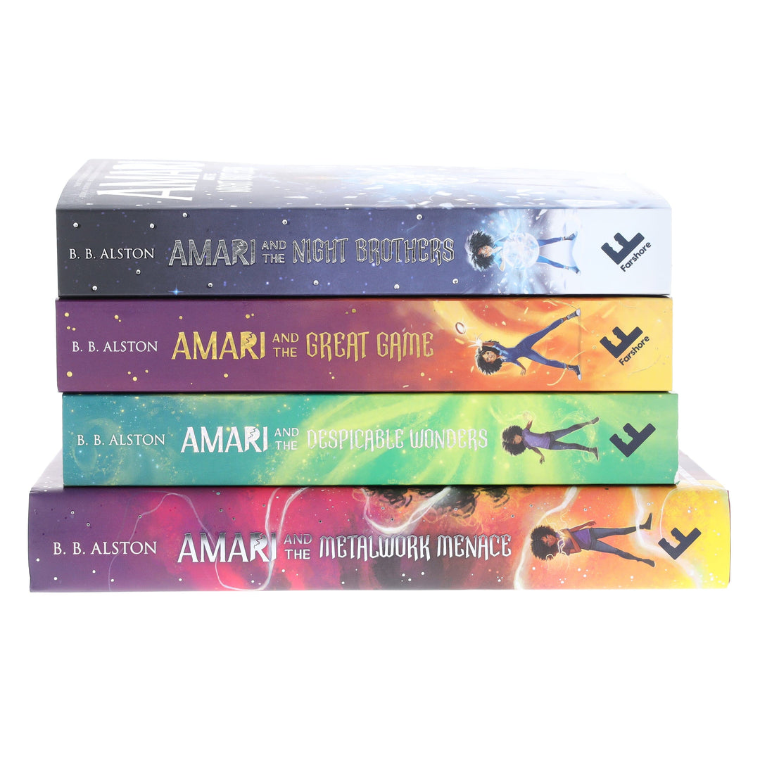 Amari and the Night Brothers Series by BB Alston 4 Books Collection Set - Ages 8-12 - Paperback/Hardback