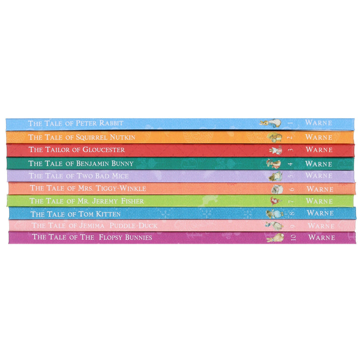 Peter Rabbit Library 10 Books Collection Box Set by Beatrix Potter With Peter Rabbit Classic Costume