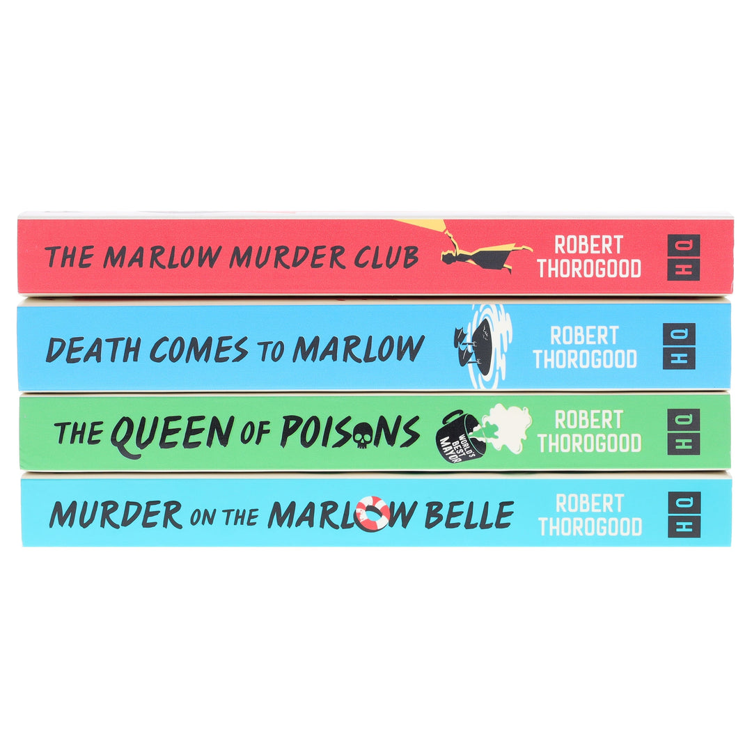 The Marlow Murder Club Mysteries By Robert Thorogood 4 Books Collection  Set - Fiction - Paperback