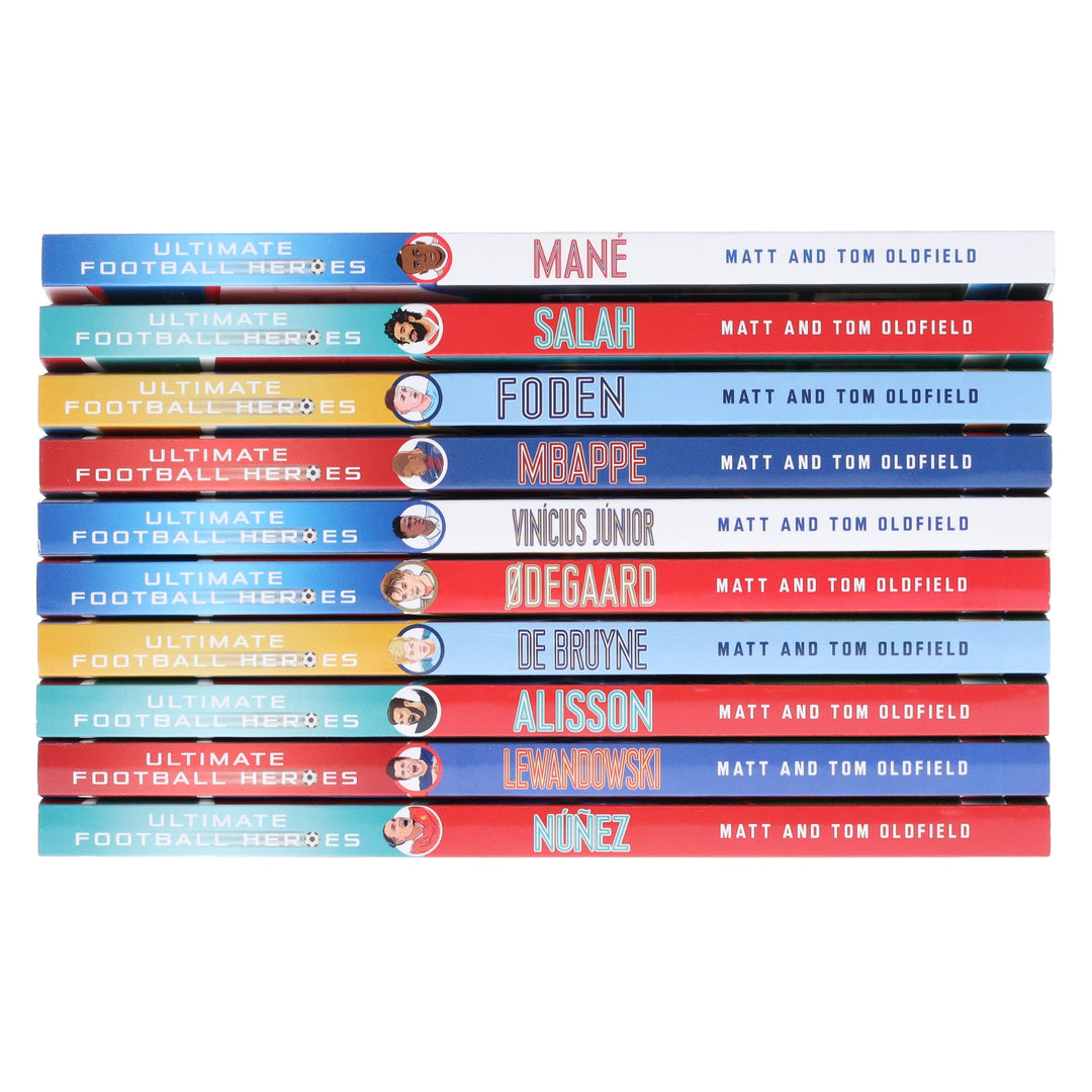 Ultimate Football Heroes Series 2 By Matt & Tom Oldfield: 10 Books Collection Set - Ages 7-12 - Paperback