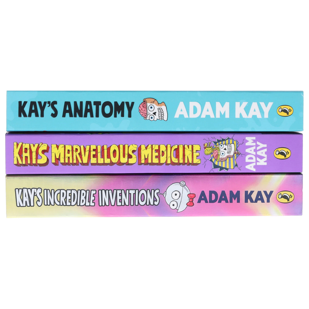 Adam Kay's Incredible Inventions, Marvellous Medicine & Anatomy: 3 Books Collection Set - Ages 9+ - Paperback
