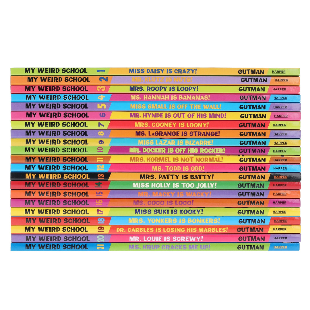 My Weird School 21 Books Box Set By Dan Gutman - Ages 6-10 - Paperback
