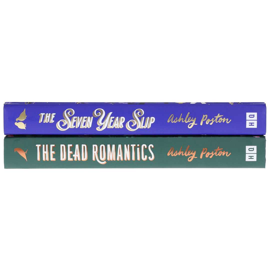 Ashley Poston Novel (The Seven Year Slip & The Dead Romantics) 2 Books Collector's Edition Set - Fiction - Hardback