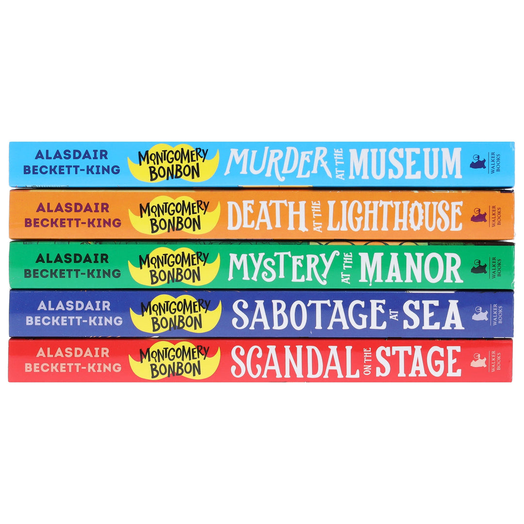 Montgomery Bonbon Series by Alasdair Beckett-King: Illustrated 5 Books Collection Set - Ages 9-12 - Paperback