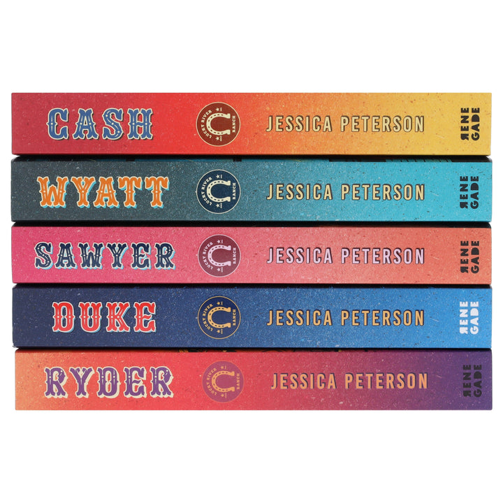 Lucky River Ranch Series by Jessica Peterson 5 Books Collection Set - Fiction - Paperback