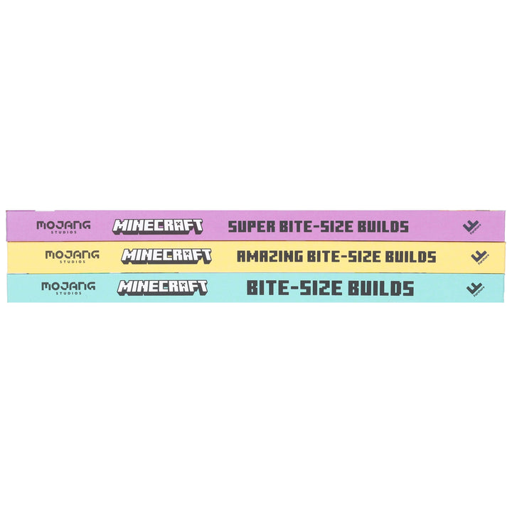 Minecraft Bite-Size Builds by Mojang AB 3 Books Collection Box Set - Ages 7+ - Hardback