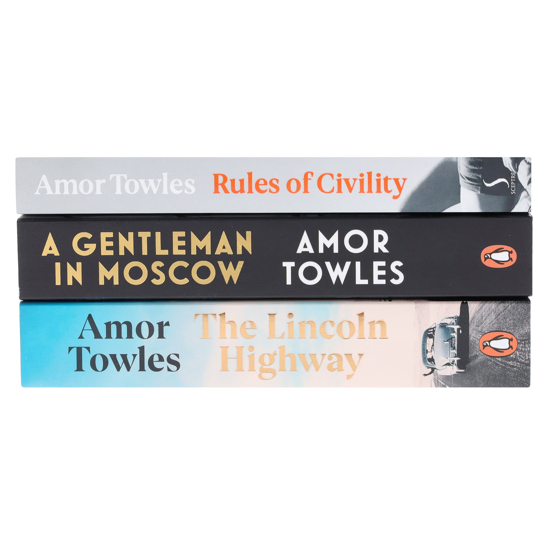 Amor Towles 3 Books Collection Set - Fiction - Paperback