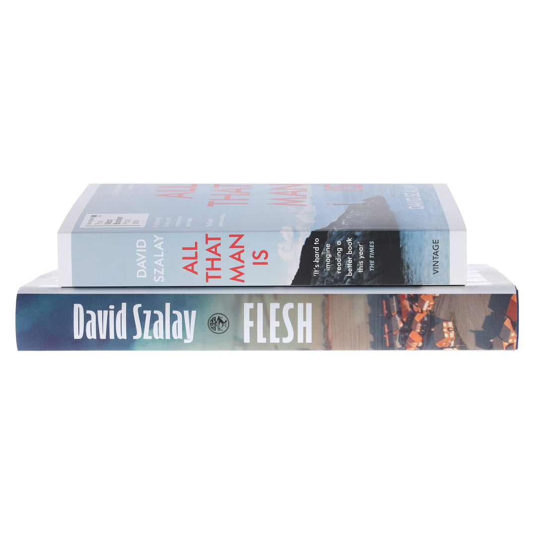 David Szalay Collection (All That Man Is & Flesh) 2 Books Set - Fiction - Paperback/Hardback