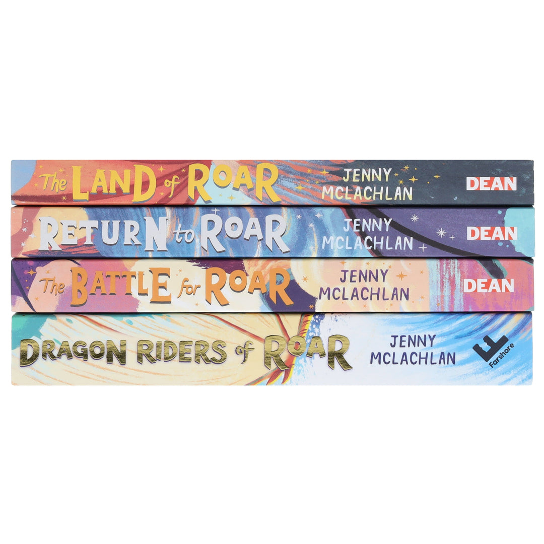 The Land of Roar Series by Jenny McLachlan Illustrated 4 Books Collection Set - Ages 9-14 - Paperback