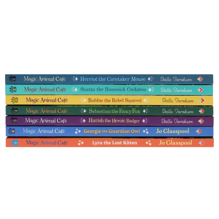 Magic Animal Cafe Series by Stella Tarakson & Jo Glasspool 7 Books Collection Set (Includes a Free Audiobooks!) - Ages 7-9 - Paperback