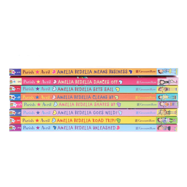 Amelia Bedelia Funny Chapter Books by Herman Parish Illustrated 8 Books Collection Box Set - Ages 6-10 - Paperback