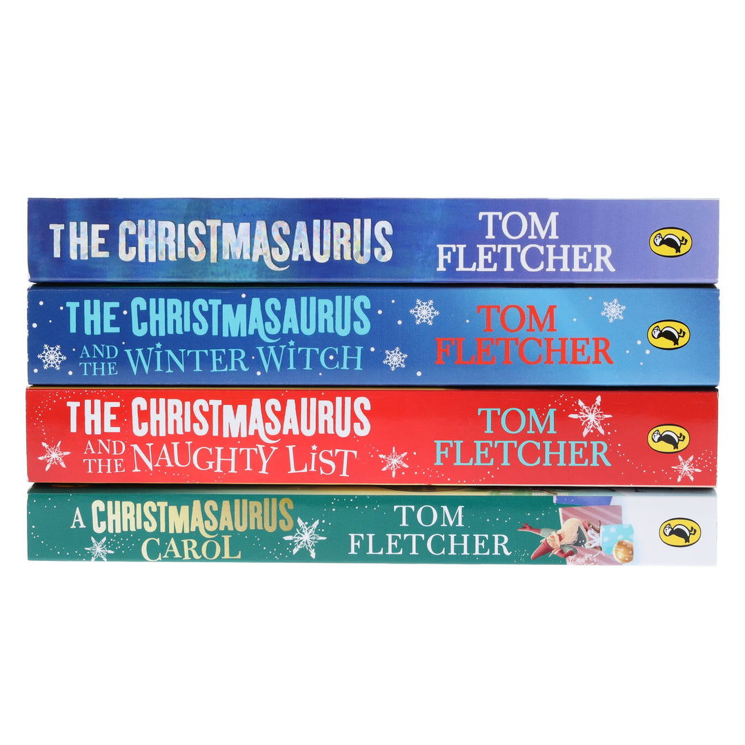 The Christmasaurus Collection by Tom Fletcher Illustrated 4 Books Set - Ages 6+ - Paperback
