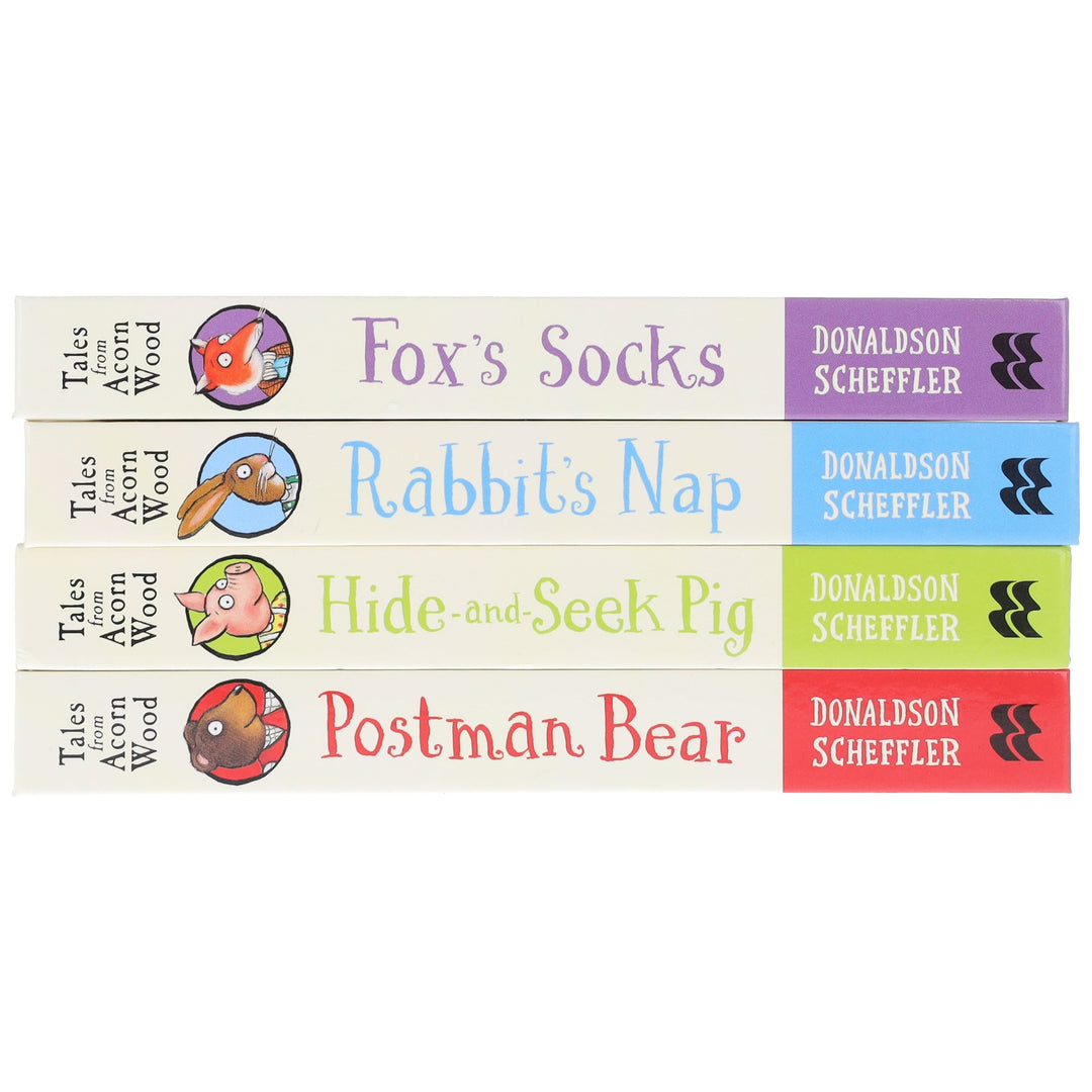 Tales From Acorn Wood Series by Julia Donaldson (A lift-the-flap book) 4 Books Collection Set - Ages 2+ - Board Book