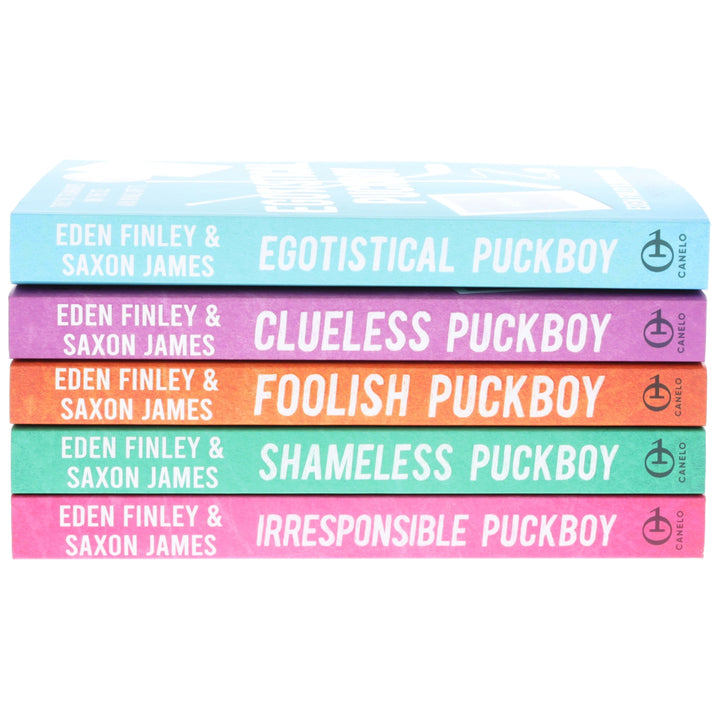 The Puckboys Series (Book 1-5) by Saxon James & Eden Finley 5 Books Collection Set - Fiction - Paperback