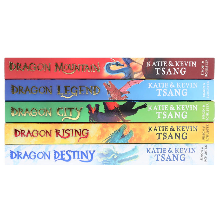 Dragon Realm Series (Book 1-5) By Katie & Kevin Tsang: 5 Books Collection Set - Ages 7+ - Paperback