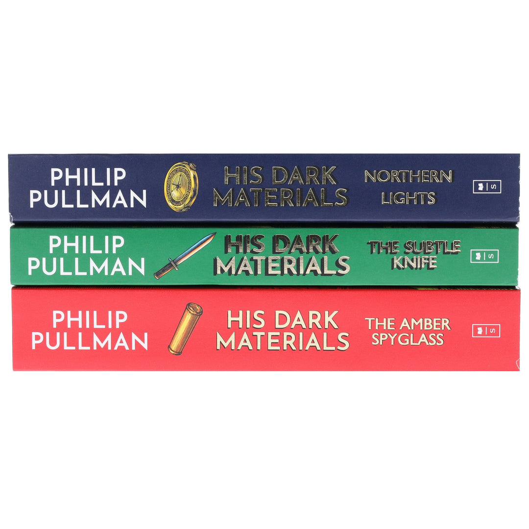 His Dark Materials trilogy by Philip Pullman (Northern Lights, Subtle Knife & Amber Spyglass) 3 Books Collection Box Set - Ages 11+ - Paperback