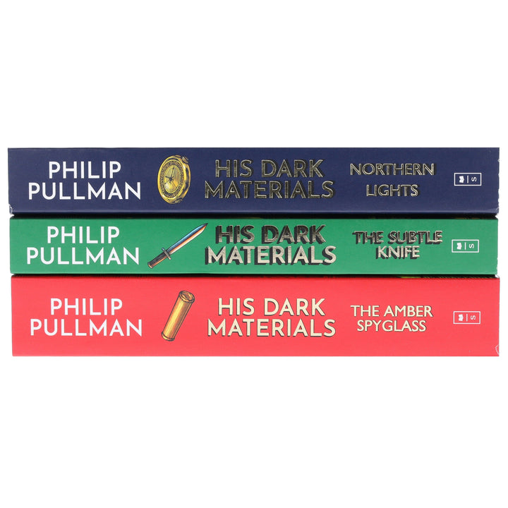 His Dark Materials trilogy by Philip Pullman (Northern Lights, Subtle Knife & Amber Spyglass) 3 Books Collection Box Set - Ages 11+ - Paperback