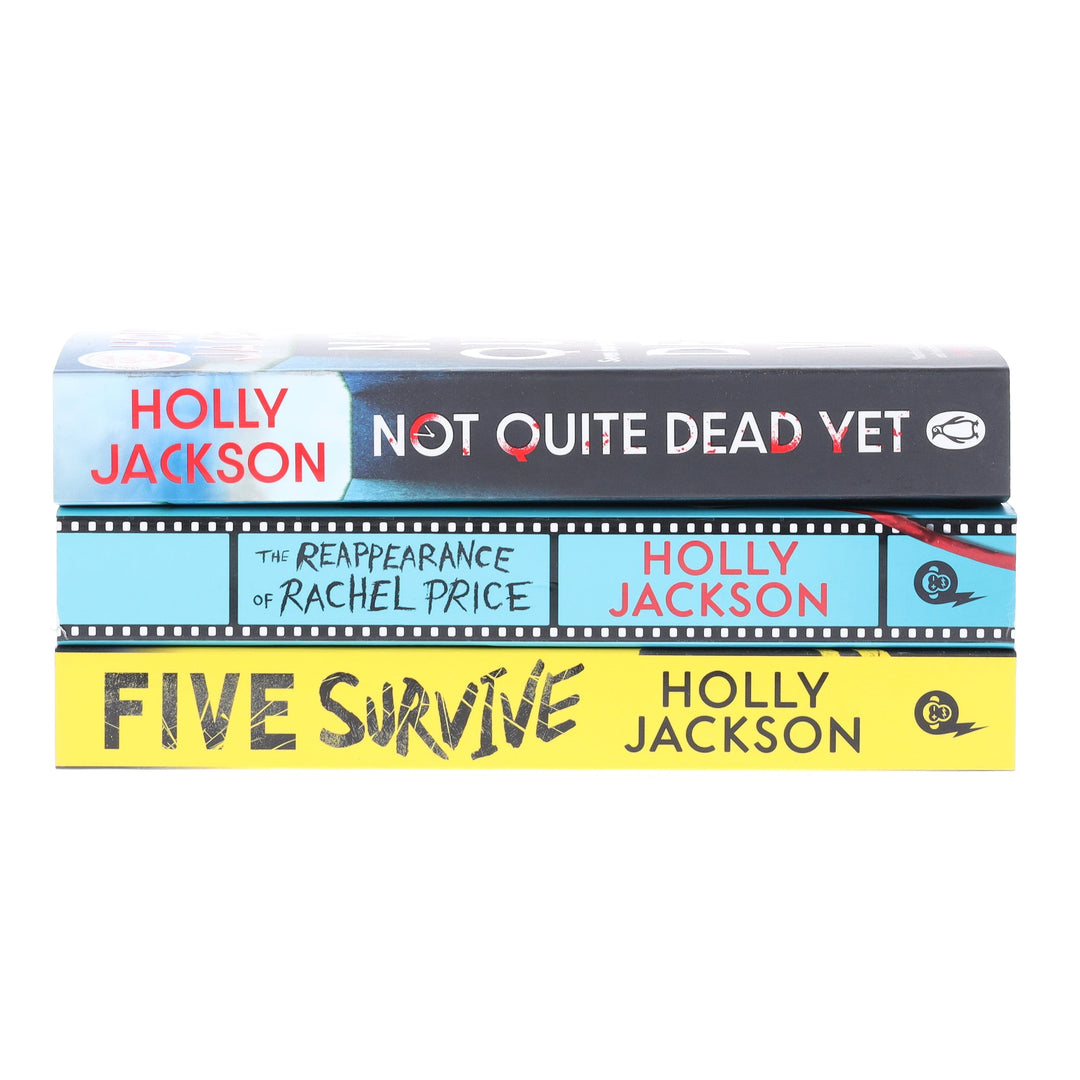Holly Jackson's (Five Survive, The Reappearance of Rachel Price & Not Quite Dead Yet) 3 Books Collection Set - Fiction - Paperback