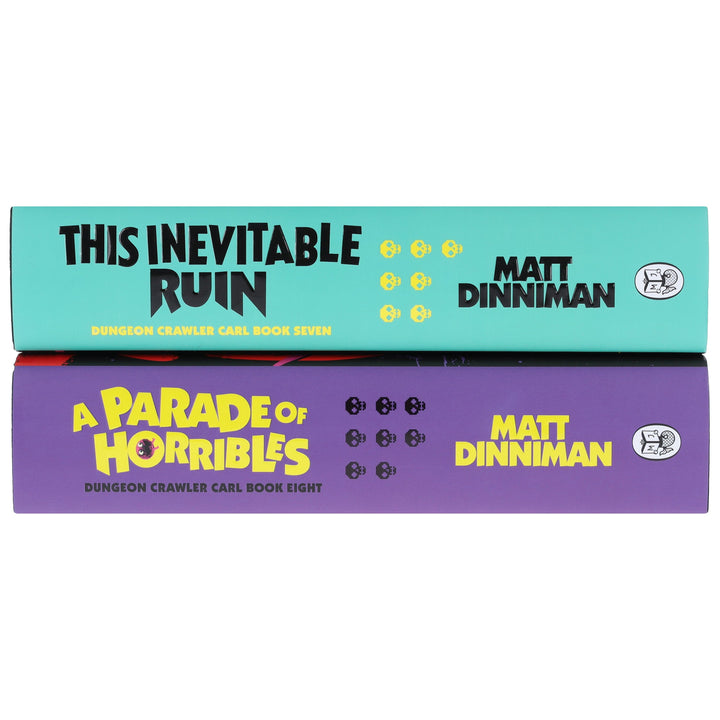 Dungeon Crawler Carl Series (Book 7&8) by Matt Dinniman 2 Books Collection Set - Fiction - Hardback