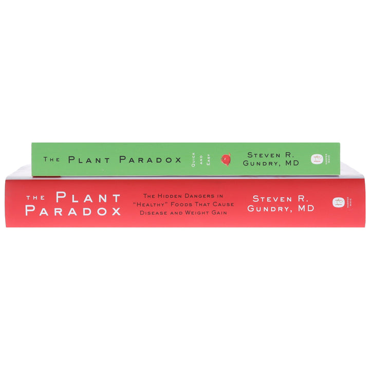 The Plant Paradox & Plant Paradox Quick and Easy: By Dr. Steven R Gundry, MD 2 Books Collection Set - Non Fiction - Hardback/Paperback