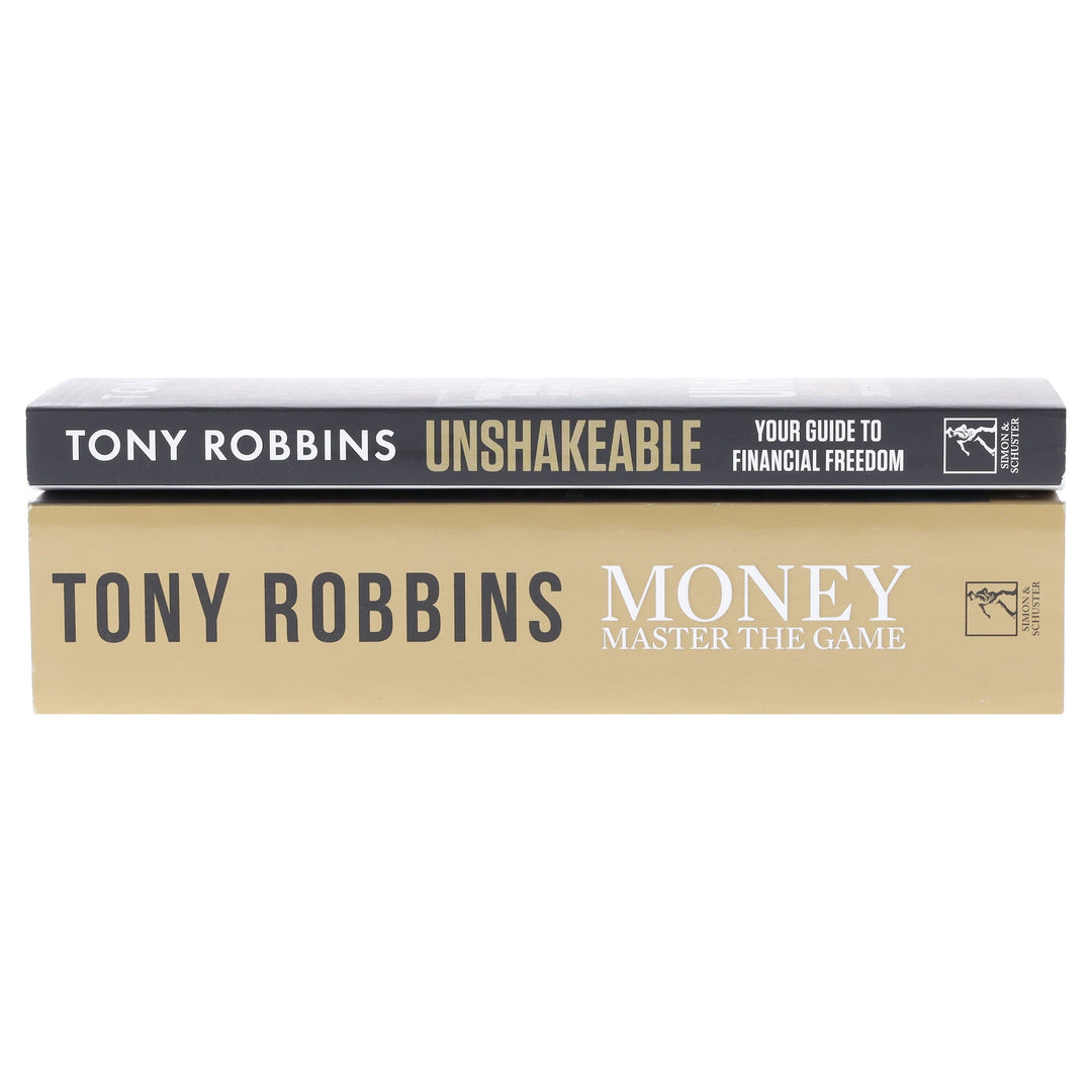 Tony Robbins Collection (Unshakeable: Your Guide to Financial Freedom & Money Master the Game) 2 Books Set - Non Fiction - Paperback