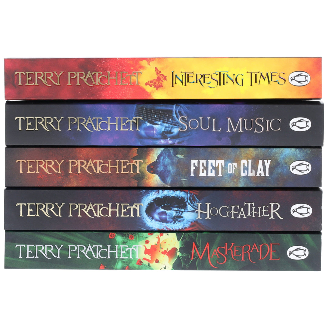 Discworld (Book 16-20) by Terry Pratchett 5 Books Collection Set - Fiction - Paperback