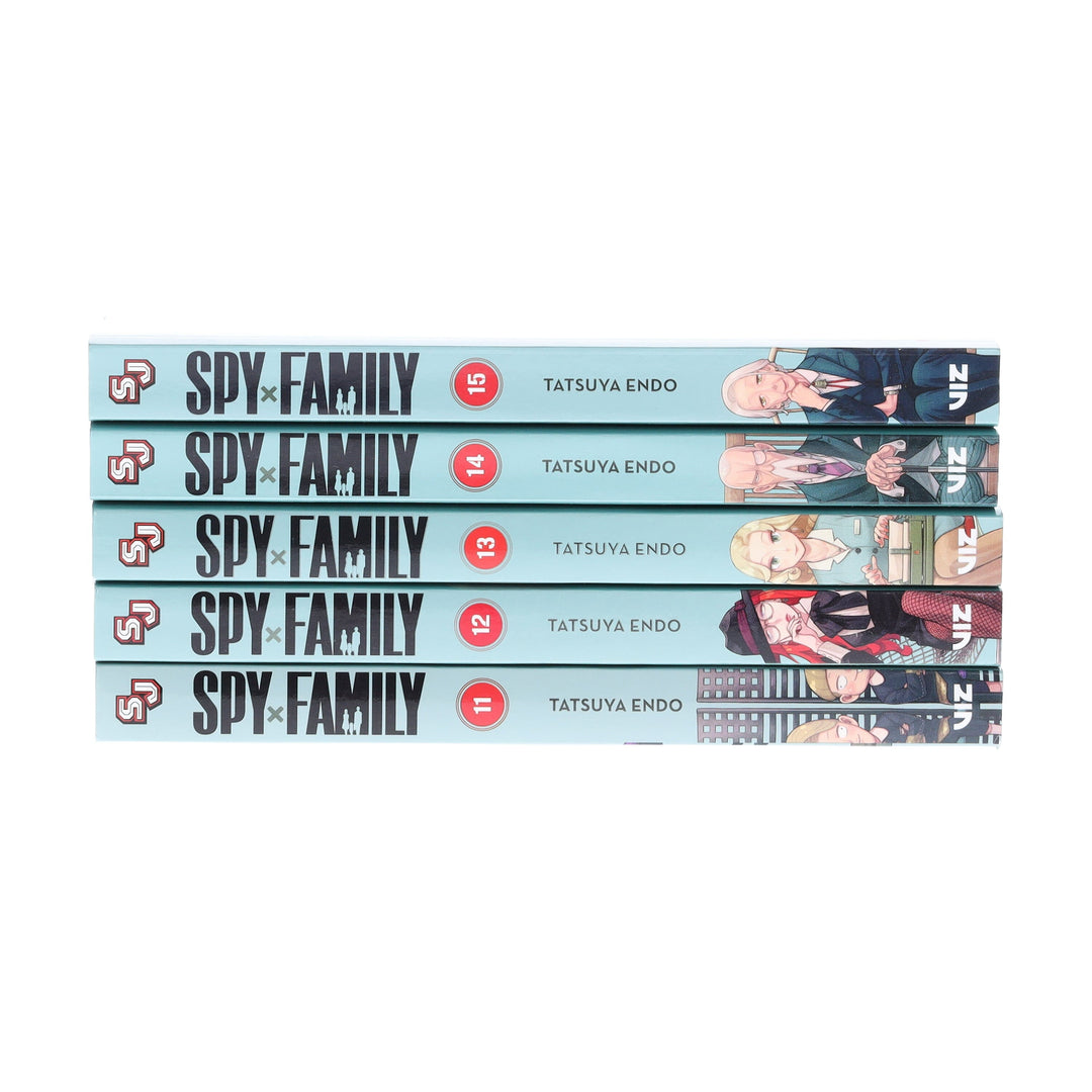 Spy x Family Series (Vol 11-15) by Tatsuya Endo 5 Books Collection Set - Ages 14+ - Paperback
