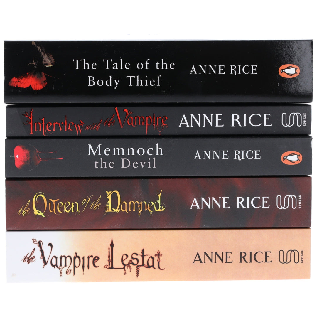 The Vampire Chronicles by Anne Rice: Book 1-5 Collection Set - Fiction - Paperback