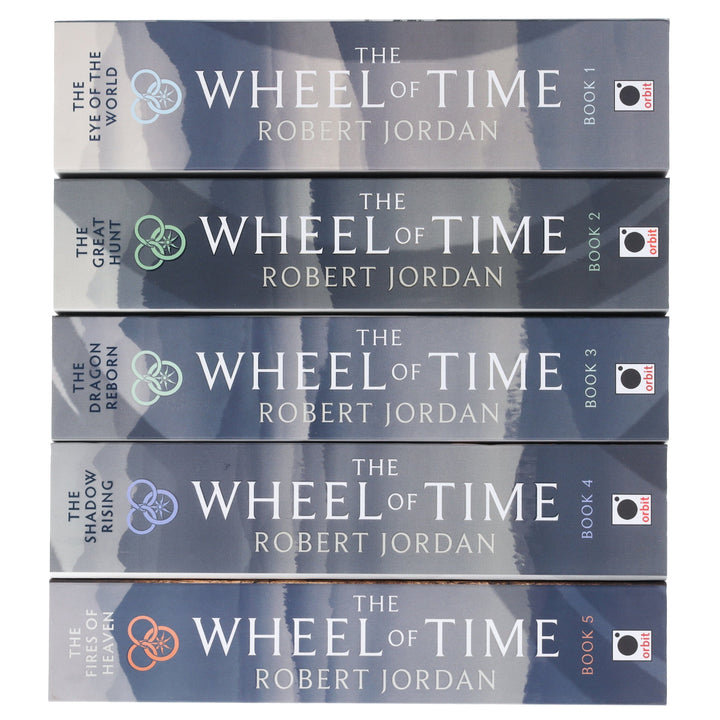 The Wheel of Time by Robert Jordan: Books 1-5 Collection Set - Fiction - Paperback