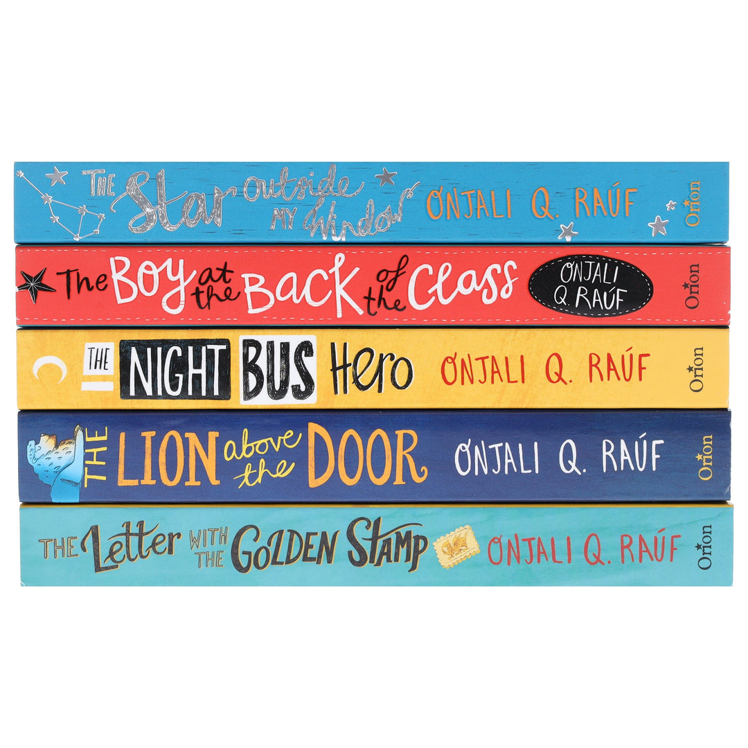 Onjali Q. Rauf Collection 5 Books Set (The Letter with the Golden Stamp and Other Novels) - Ages 8-12 - Paperback