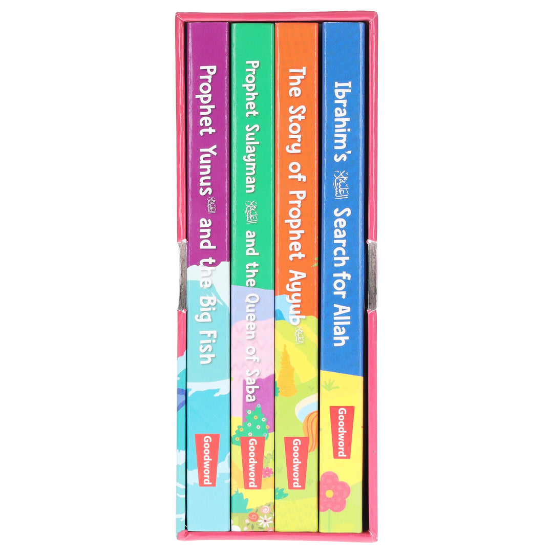 Quran Stories Little Library (Vol. 2) By Saniyasnain Khan 4 Books Collection Box Set - Ages 0-5 - Board Book