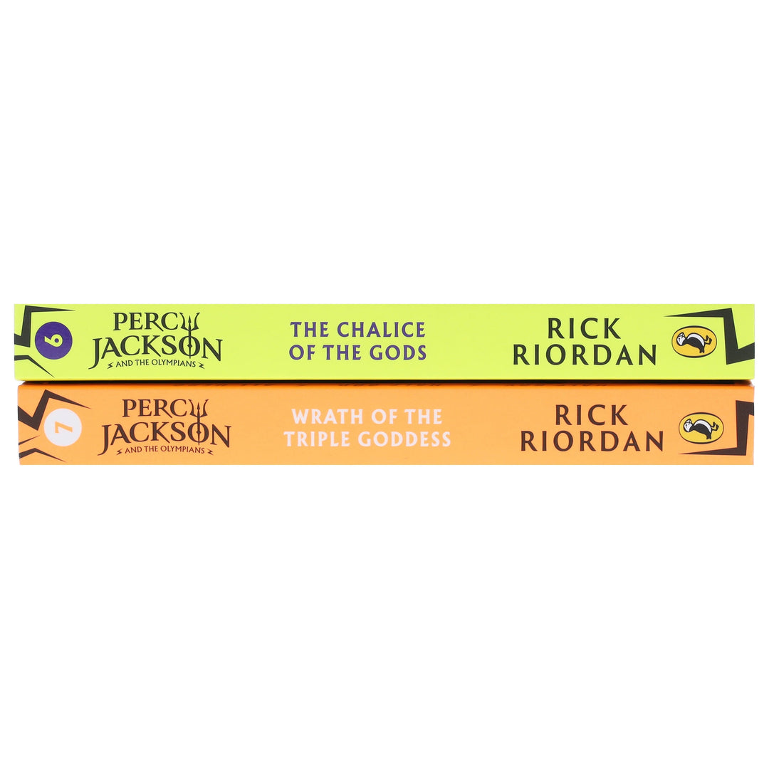 Percy Jackson And The Olympians Series (Book 6&7) by Rick Riordan 2 Books Collection Set - Ages 9+ - Paperback