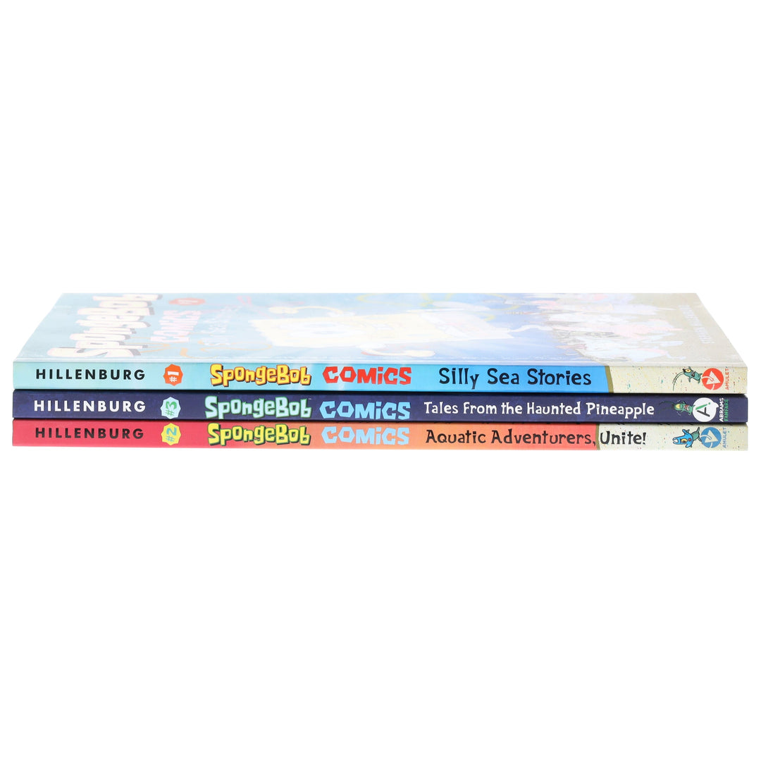 SpongeBob Comics by Stephen Hillenburg 3 Books Collection Set - Ages 8-12 - Paperback