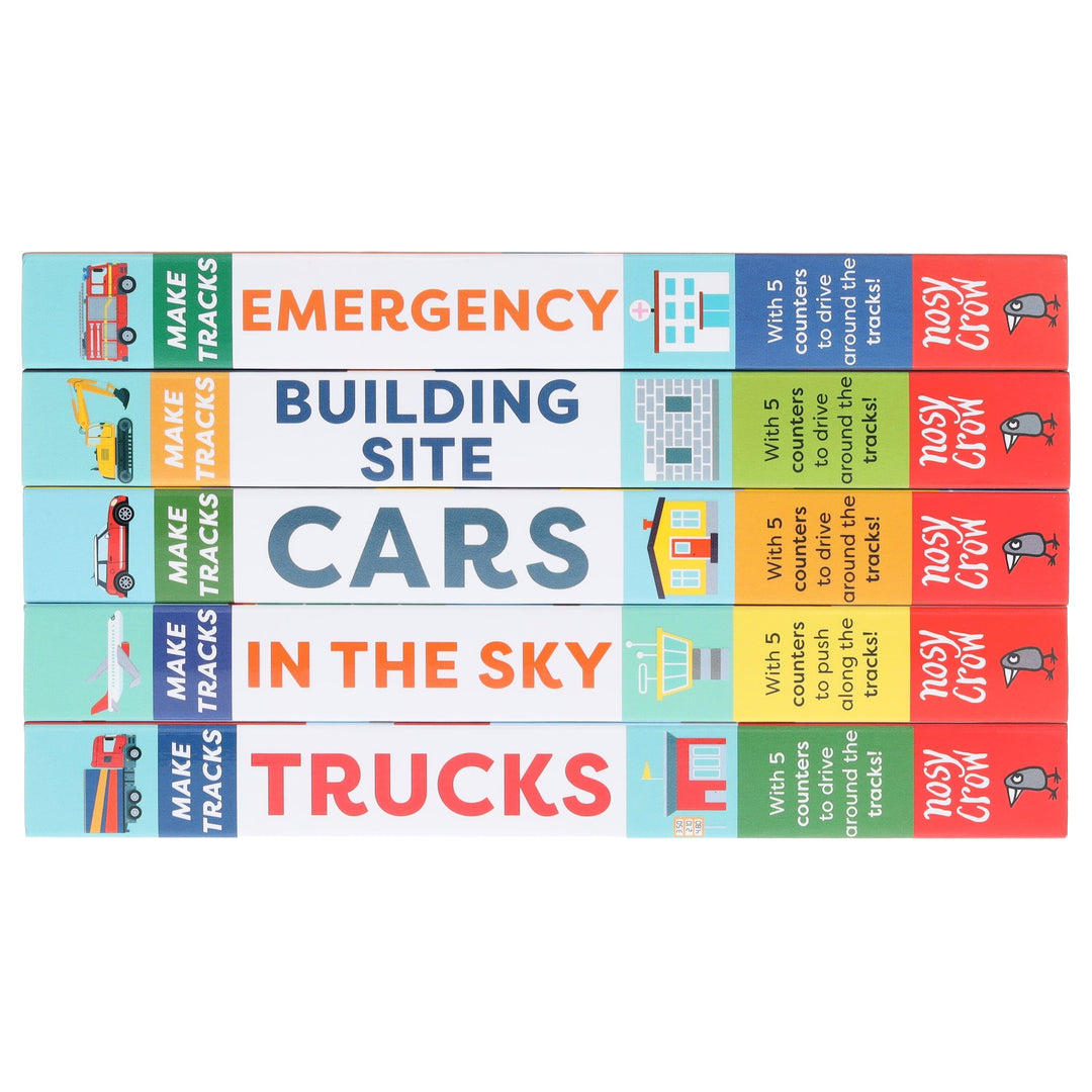 Make Tracks Series by Johnny Dyrander 5 Books Collection Set - Ages 2-5 - Board Book