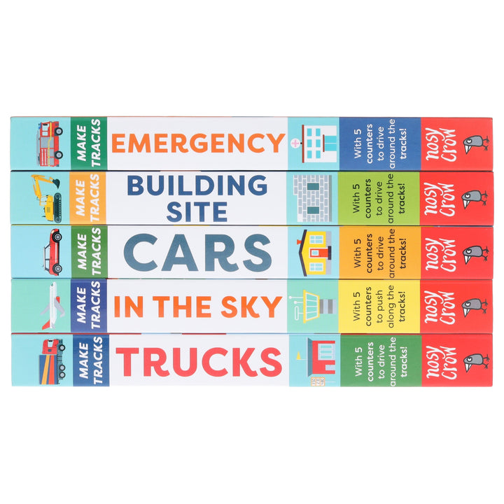 Make Tracks Series by Johnny Dyrander 5 Books Collection Set - Ages 2-5 - Board Book