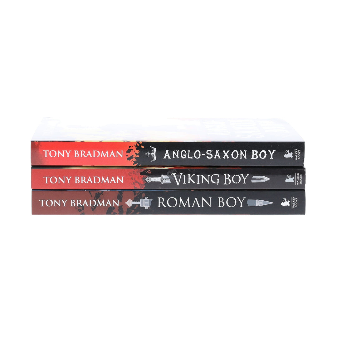 Viking Boy Series by Tony Bradman Illustrated 3 Books Collection Set - Ages 9-12 - Paperback