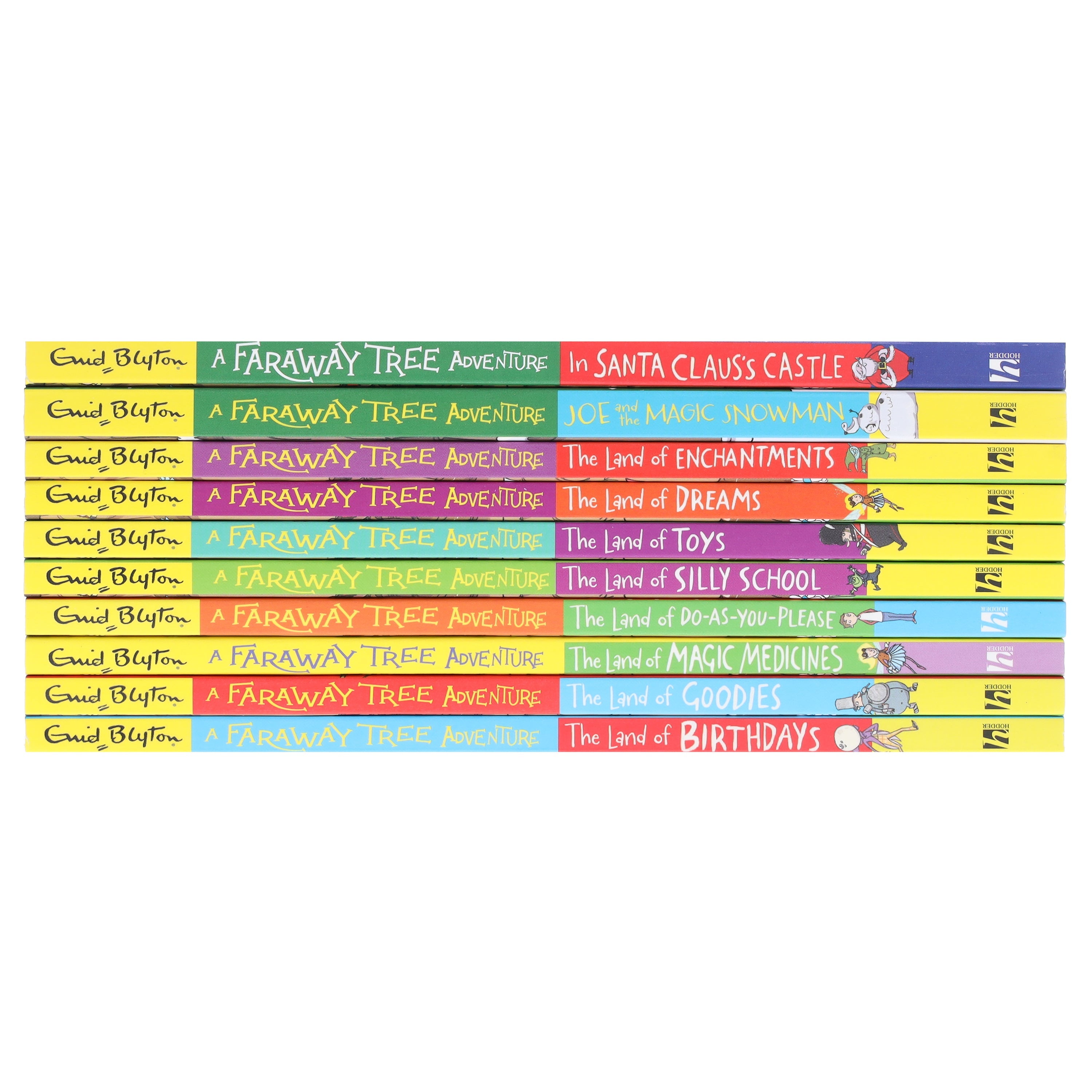 The Faraway Tree Adventures by Enid Blyton 10 Colour Stories Books