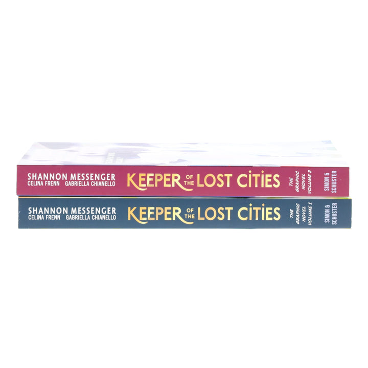 Keeper of the Lost Cities Series by Shannon Messenger 2 Books Graphic Novels Set - Ages 9+ - Paperback
