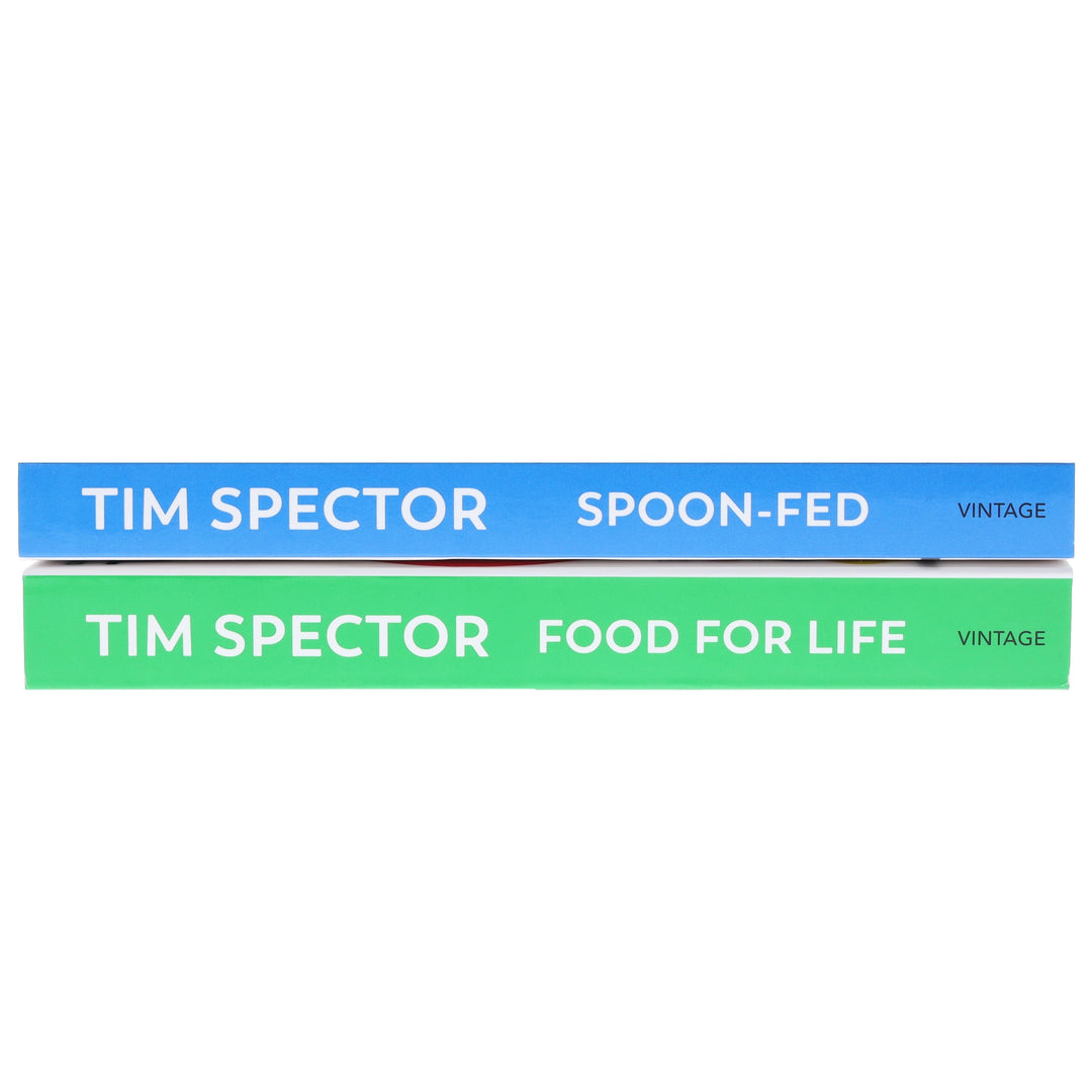 Spoon Fed & Food for Life by Tim Spector: 2 Books Collection Set - Non Fiction - Paperback
