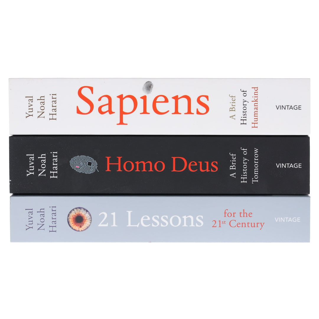 Yuval Noah Harari 3 Books Set Collection - Non-Fiction - Paperback