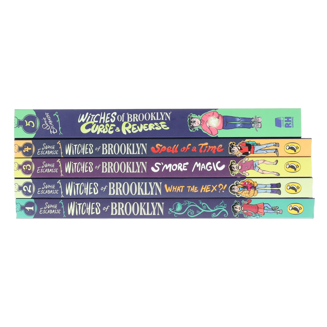 Witches of Brooklyn Graphic Novel Series by Sophie Escabasse 5 Books Collection Set - Ages 7-14 - Paperback