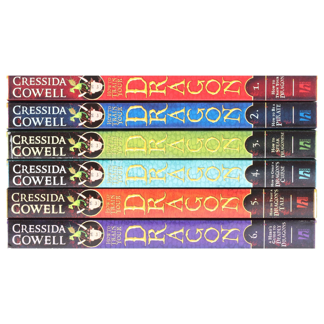 How To Train Your Dragon 6 Books Collection 1 to 6 by ‎Cressida Cowell - Ages 9-14 - Paperback