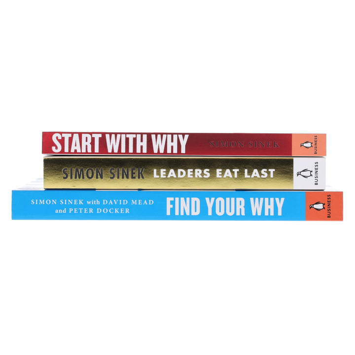 Start with Why Series By Simon Sinek 3 Books Collection Set - Non Fiction - Paperback